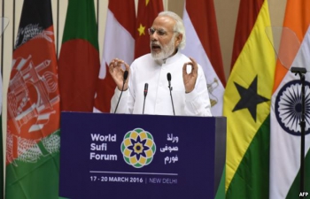 PM address at the World Sufi Forum on March 17, 2016