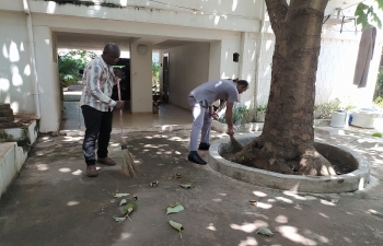 Observance of Swachhata Hi Seva – 2023 at Embassy of India, Bamako