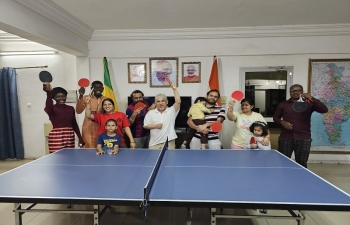 Sports Day celebration at Embassy of India, Bamako on 28th August, 2023
