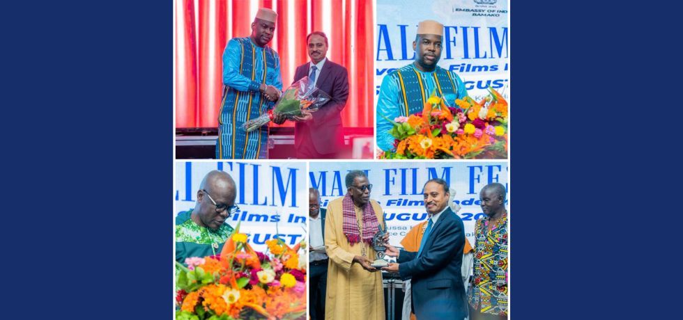 Celebrating culture through cinema. Embassy organized a three-day India-Mali Film Festival to mark the 79th Independence Day of India.