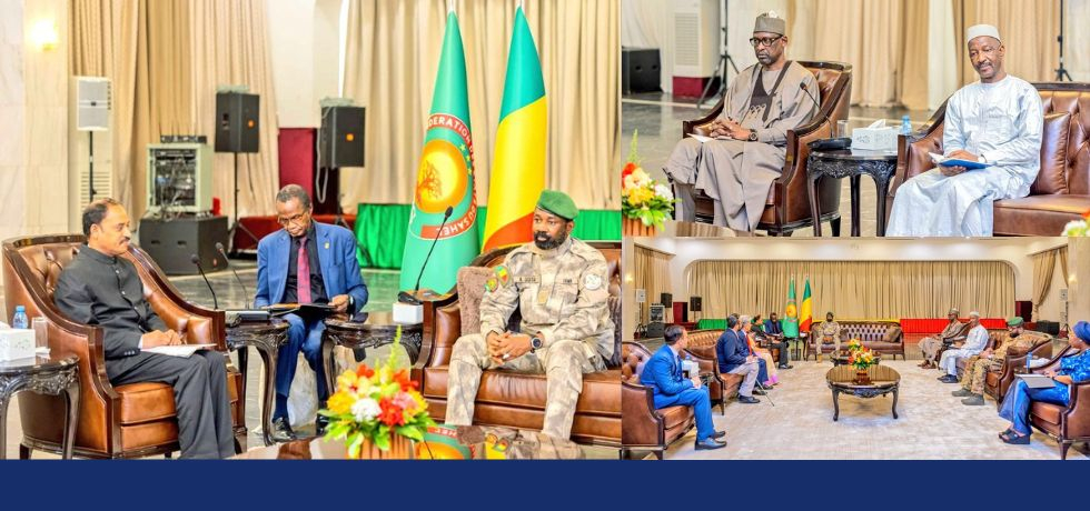 Ambassador of India to Mali H.E. Dr. N. Nandakumar, presented his credentials to H.E. Army General Assimi Goita, Hon’ble President of the Transition on 23 Oct 2025 in an official ceremony at the Presidential Palace, Bamako.