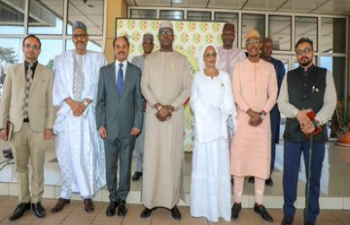 Ambassador Dr. N. Nandakumar called on H.E. Gen. Malick Diaw, Hon’ble President, National Transition Council of Mali, Ambassador conveyed greetings of Shri Om Birla, Hon’ble Speaker (LS) to him. Discussionfocused on strengthening exchanges between Parliament of India IN & CNT Mali ML.