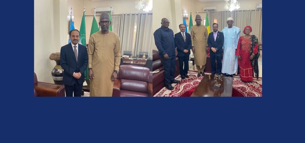 Ambassador Dr. N. Nandakumar called on H.E. Mr. Abdoulaye Diop, Minister of Foreign Affairs & International Cooperation of Mali. Ambassador conveyed India's desire to deepen its relations with Mali . They discussed different aspects of the bilateral relations with a view to further strengthen the friendly ties. 