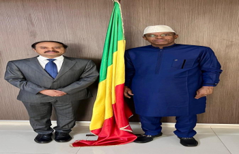 Ambassador Dr. N. Nandakumar called on H.E. Mr. Alousséni Sanou, Minister of State, Minister of Economy and Finance of Mali on 10 April 2026. India’s longstanding development partnership with Mali, cooperation in capacity building, and avenues for further deepening friendly ties between India and Mali were discussed