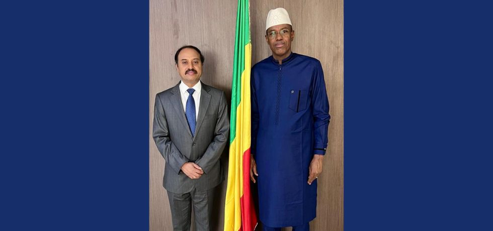 Ambassador Dr. N. Nandakumar called on H.E. Mr. Alousséni Sanou, Minister of State, Minister of Economy and Finance of Mali on 10 April 2026. India’s longstanding development partnership with Mali, cooperation in capacity building, and avenues for further deepening friendly ties between India and Mali were discussed 